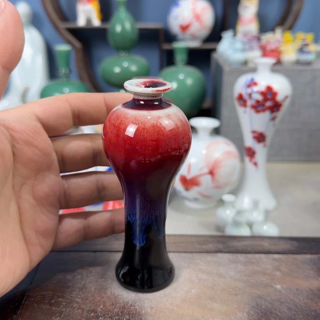 陶瓷手工小花器摆件