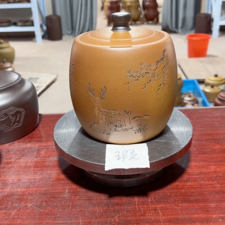 紫砂茶叶罐。。。。。。。。。