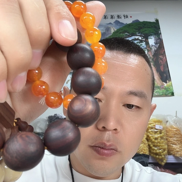 非洲紫檀（红花梨）108卡12