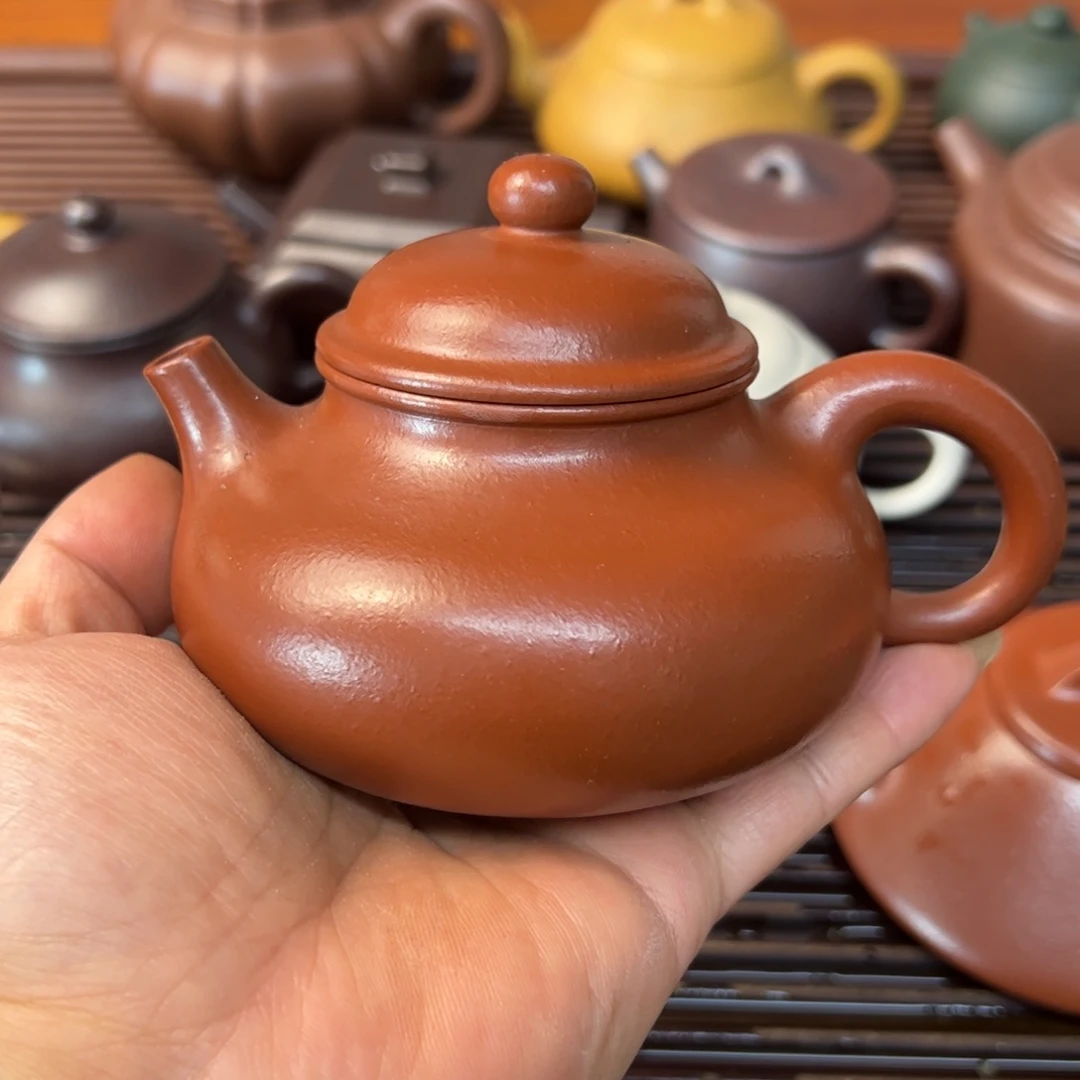 茶壶紫砂半手工微瑕容天壶