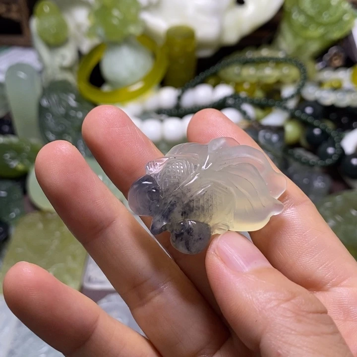 岫玉未镶嵌岫玉颈饰