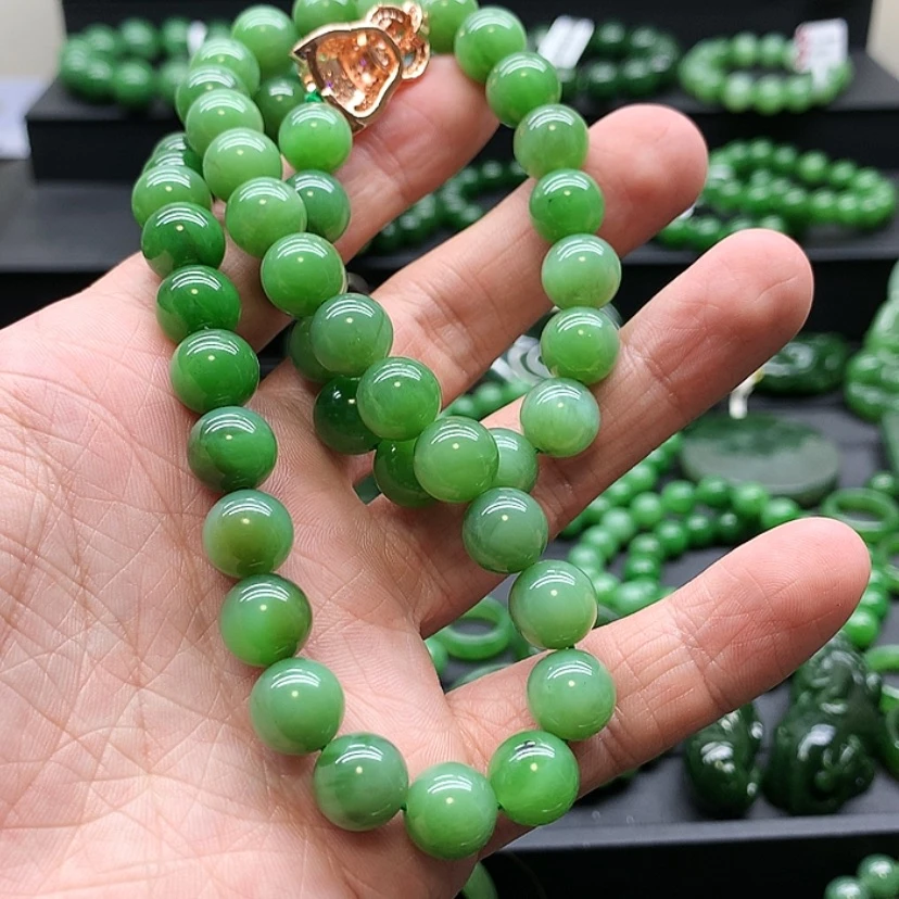 【闪购商品】和田玉（碧玉）颈饰未镶嵌时**转