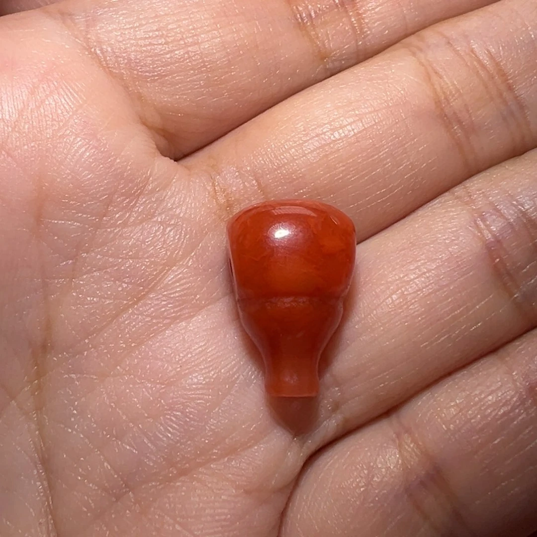 南红玛瑙珠宝奇石未镶嵌少**时三通