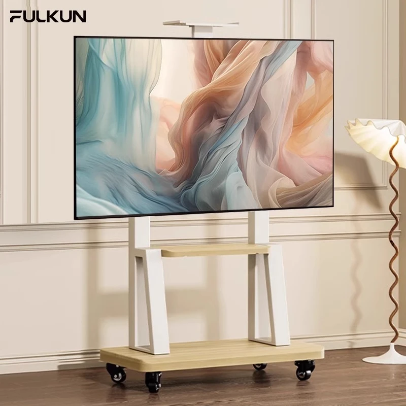 通用电视机移动支架落地带轮推车家用适用海信小米创维一体机挂架