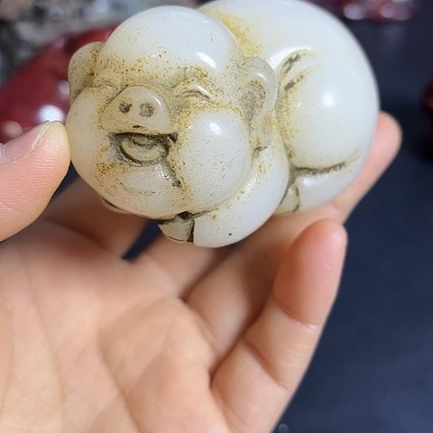 情***怀白玉菩提把件一个一个