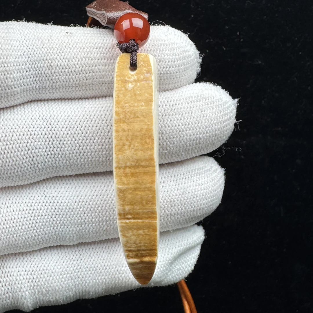 B1977天然猛犸牙 牙尖56.2mm支持鉴定 假一罚四