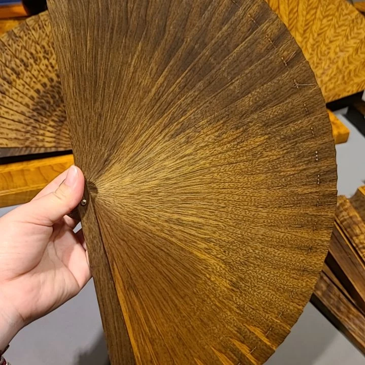 扇子21小叶桢楠金丝楠木苏扇老料