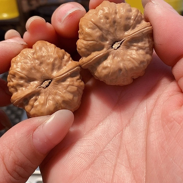 吊坠文玩核桃蛤馍头，边34