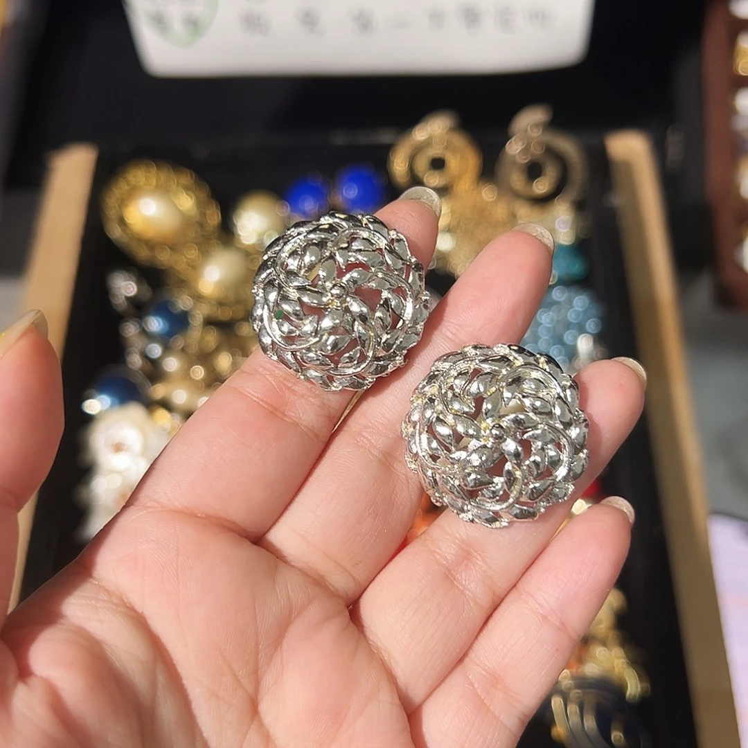 纯铜合成碳硅石耳夹 不退换