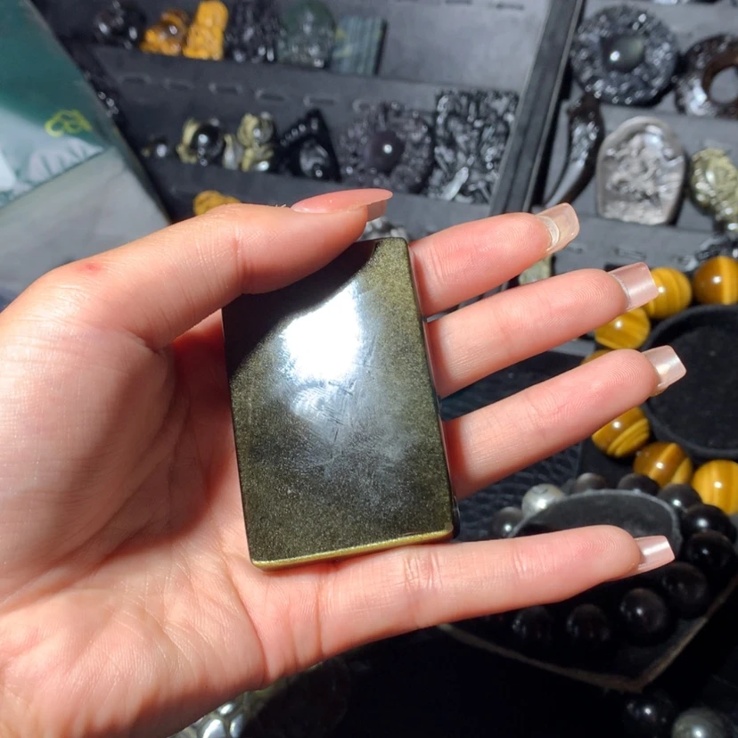 【闪购商品】黑曜岩颈饰未镶嵌狼***相