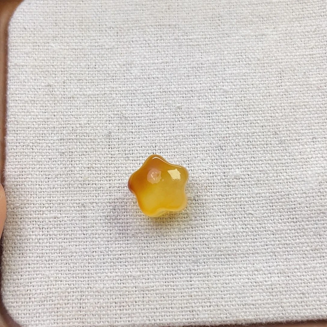 琥珀未镶嵌裸石星星