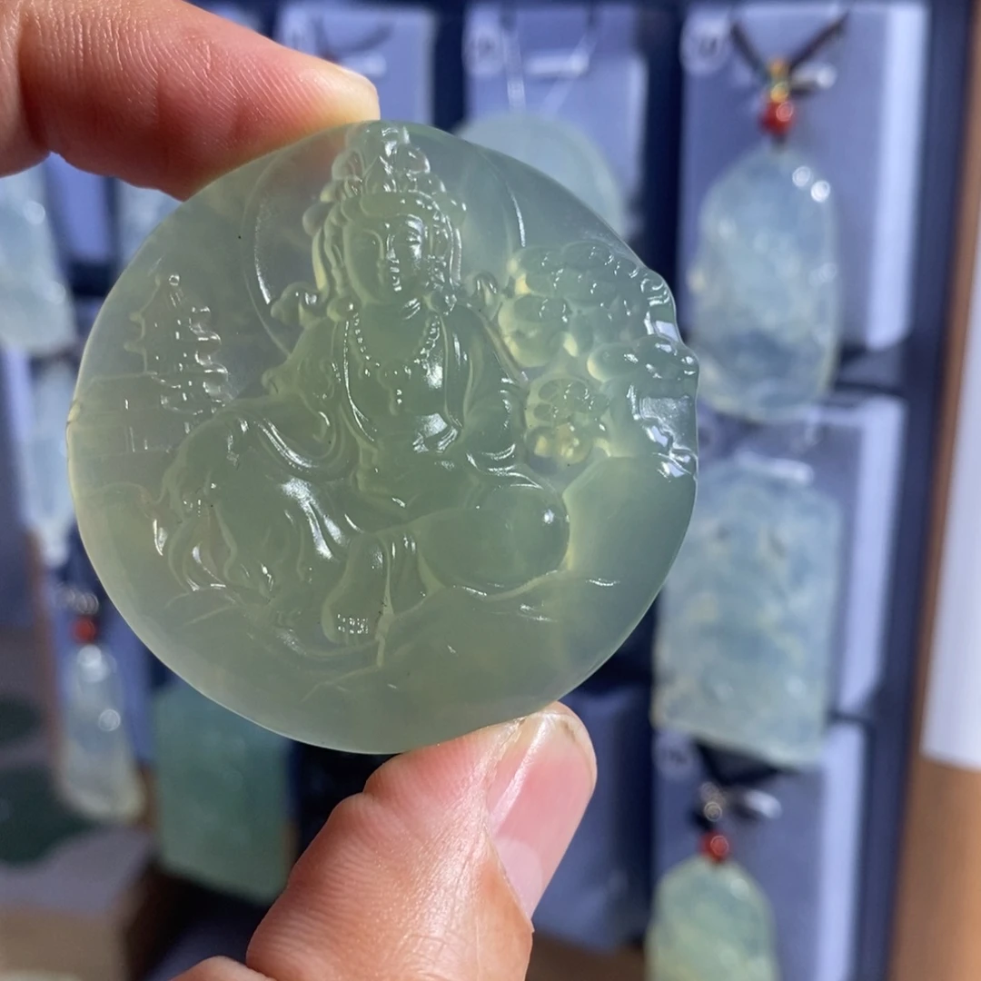 未镶嵌岫玉吊坠吊坠