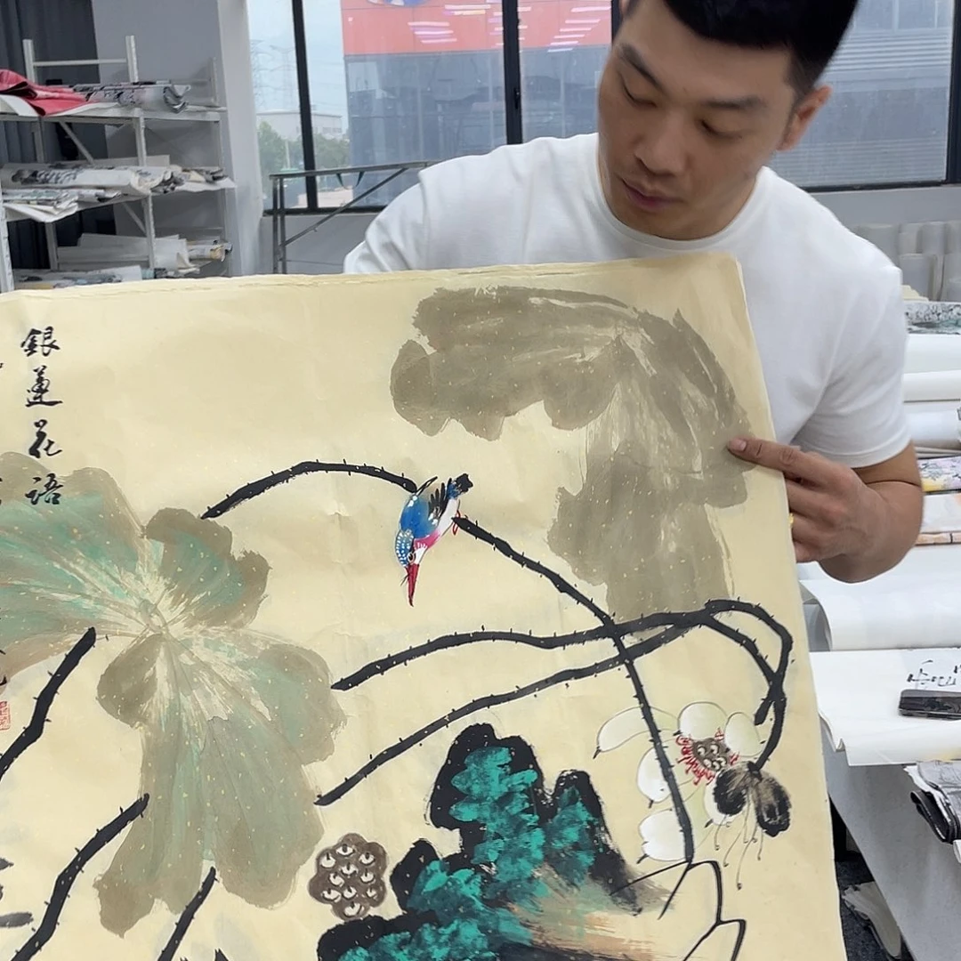 国画纯手绘字画宣纸