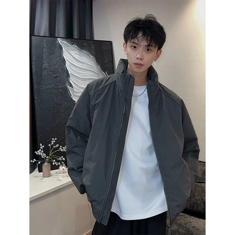 cleanfit美式立领三防夹克棉服男款解构设计感飞行员工装棉衣外套