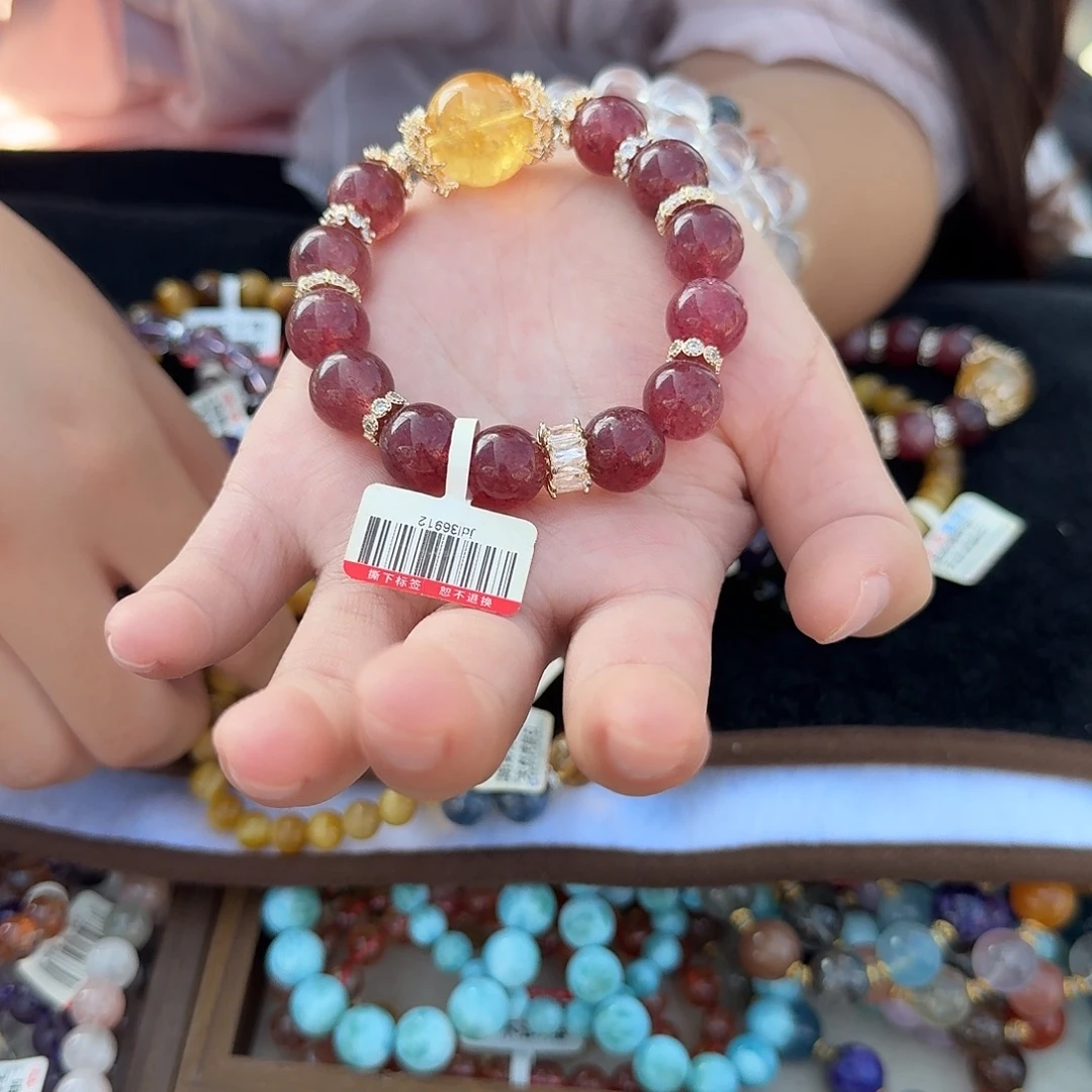 未镶嵌手链石英质玉12m