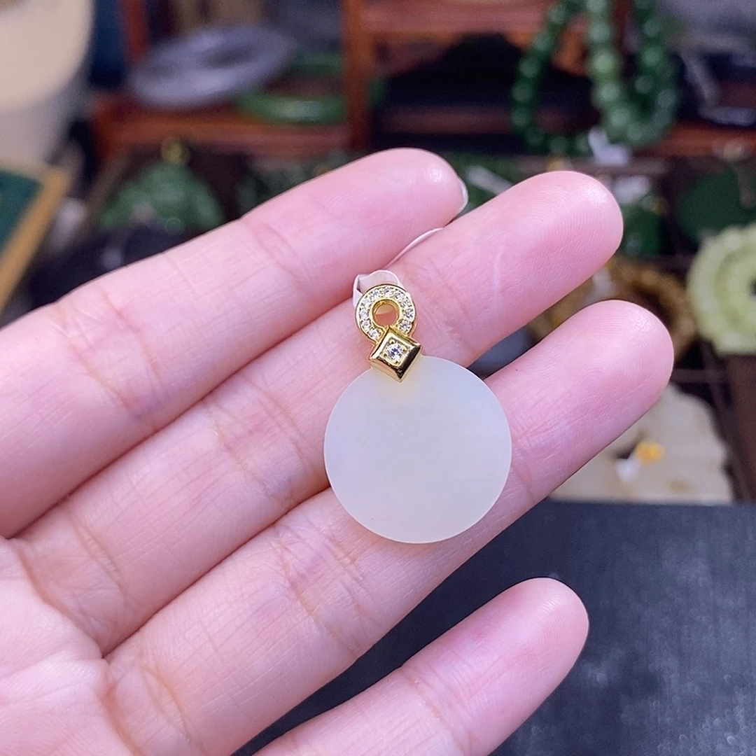 和田玉多样性发一 925.银吊坠清货价未镶嵌