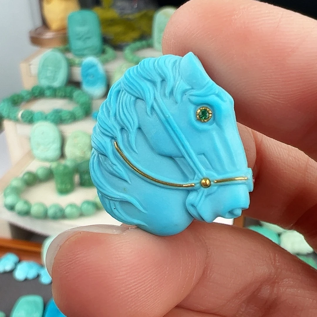 绿松石未镶嵌主播万珍