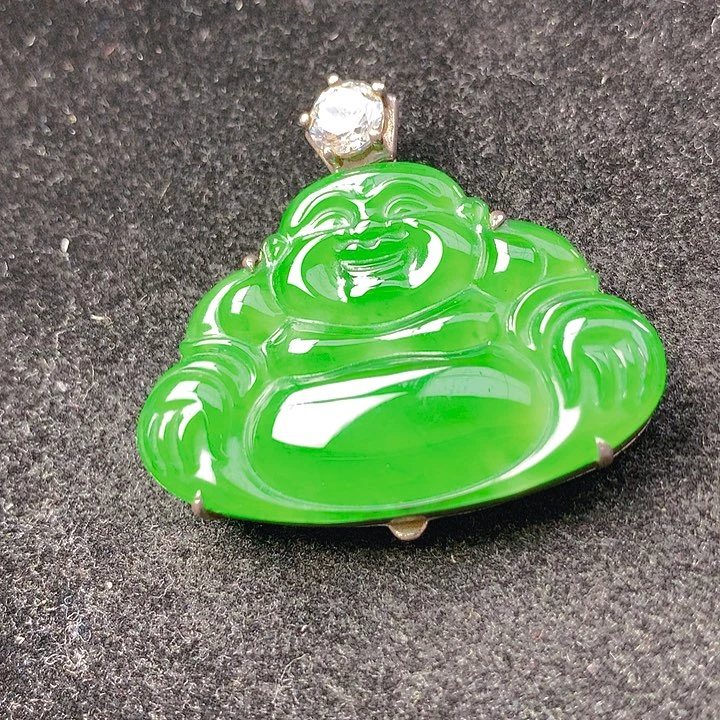 【闪购商品】翡翠银S925镶嵌颈饰翡翠