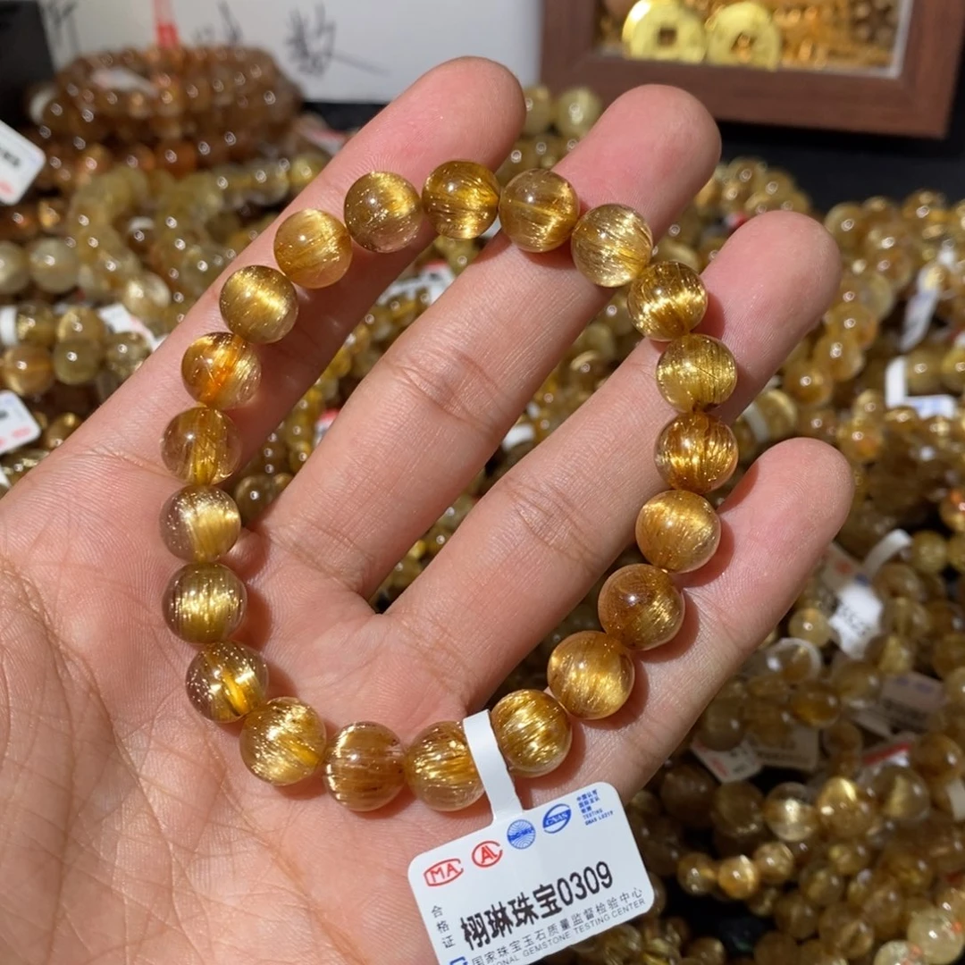 水晶手链未镶嵌直播间点菜
