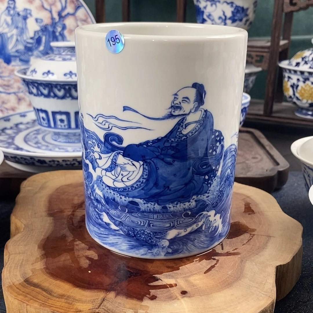 瓷片景德镇手绘青花茶器195