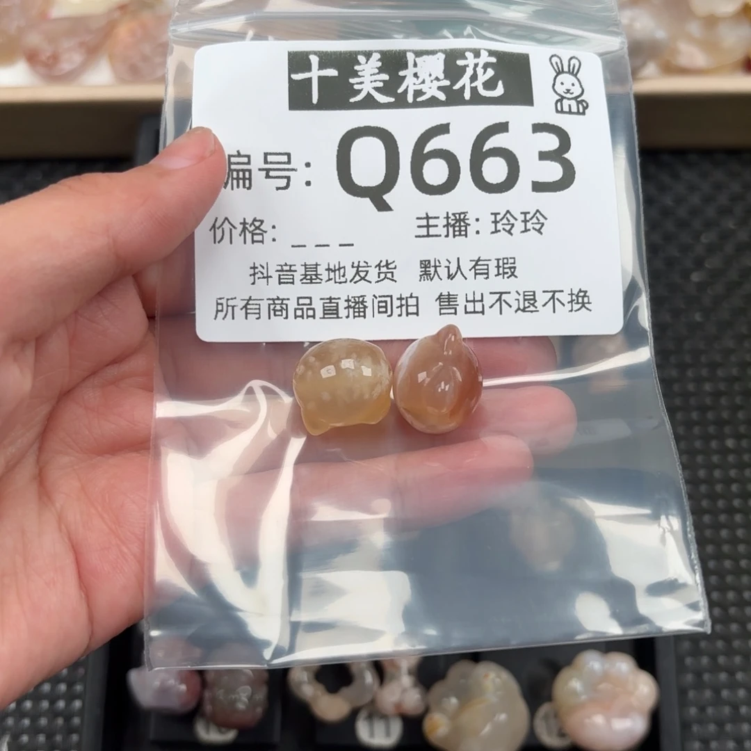 玛瑙/玉髓颈饰未镶嵌信*