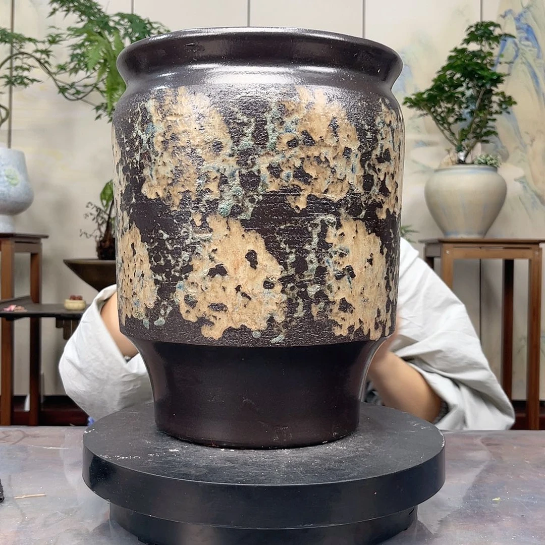 紫砂花盆王嫂花盆直播0603- 1556 高31口24