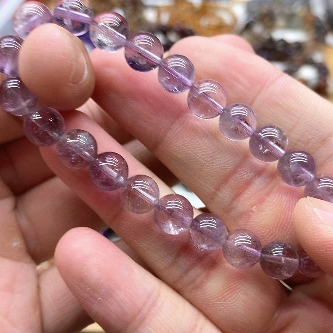 水晶手串未镶嵌天然