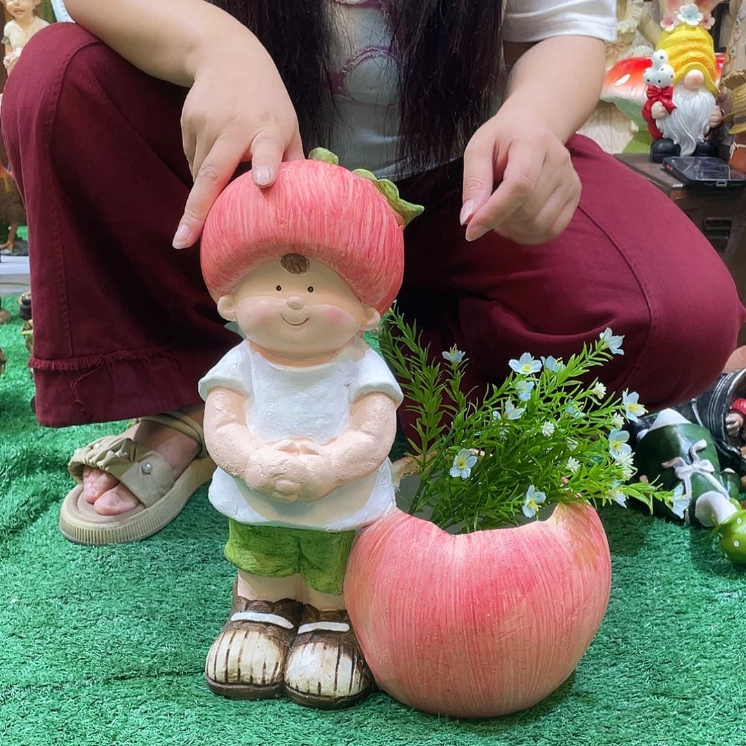 摆件花园摆件红红火火