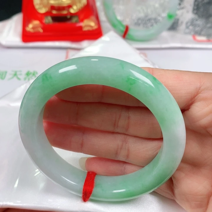 未镶嵌手镯翡翠   编号0264 正圈55+