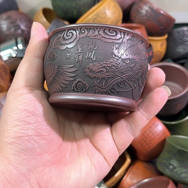 茶杯紫砂全手工紫砂主人杯