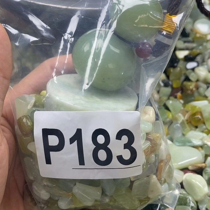 蛇纹石玉未镶嵌鱼缸石