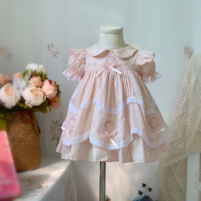 【现货热卖】洛丽塔童装儿童裙子夏季夏装新款女童洋气网纱连衣裙