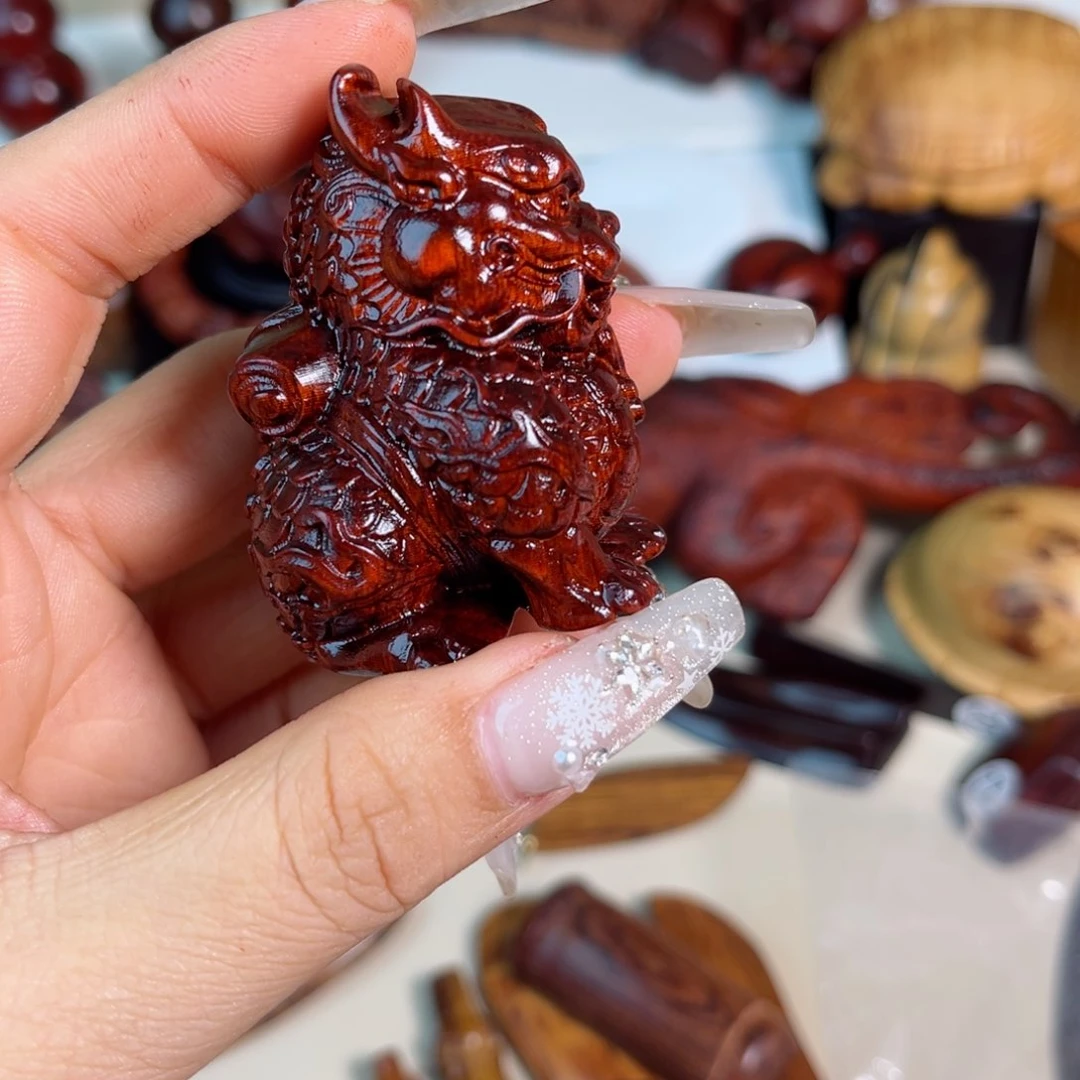 木风**云东非紫檀麒麟