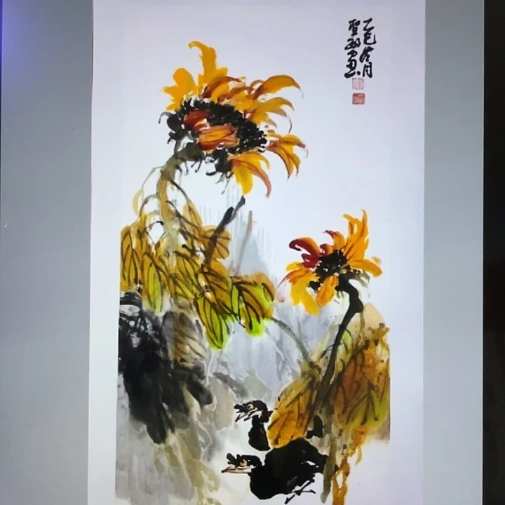 国画张圣敏先生纯手绘作品