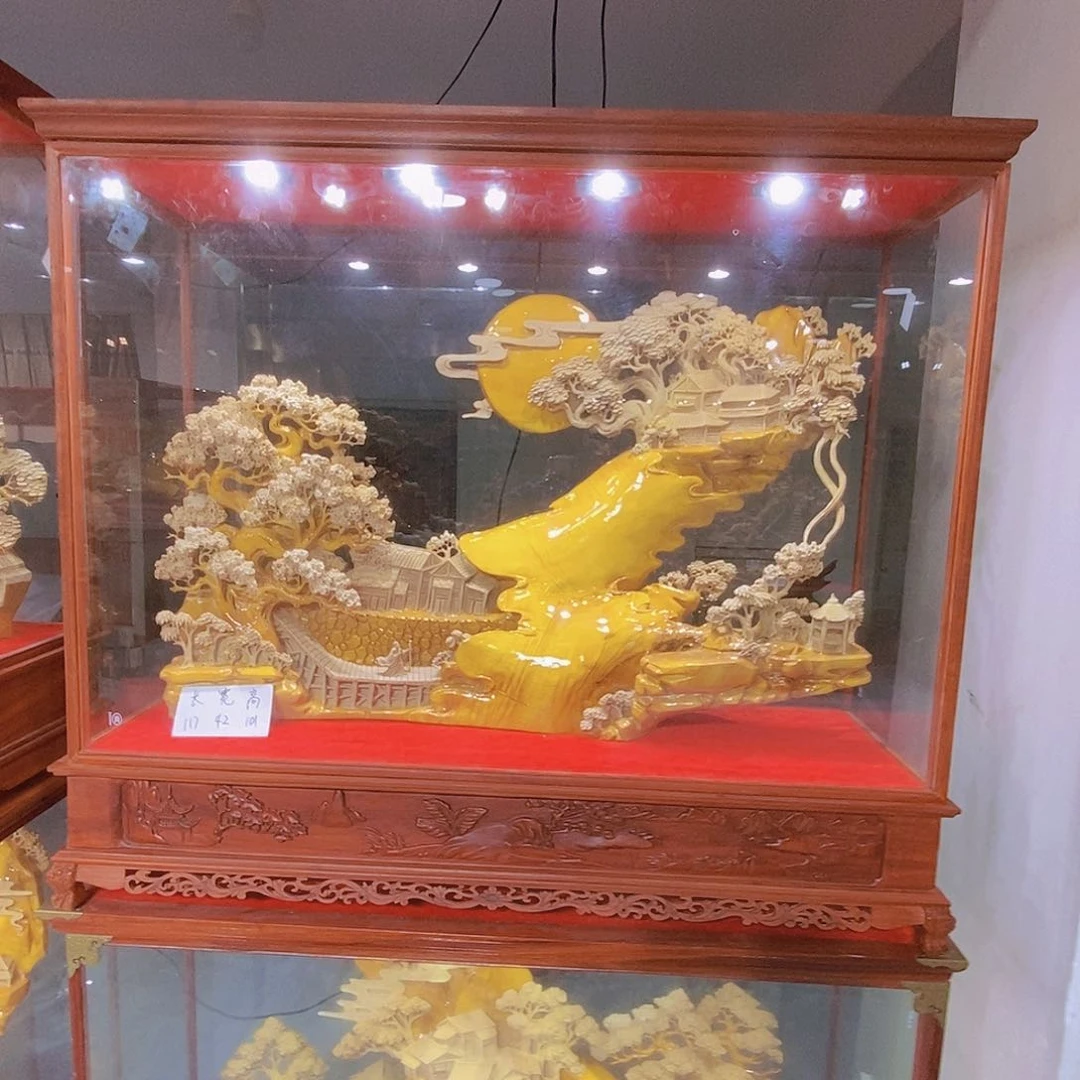 金丝楠幸***师金丝楠小叶桢楠摆件