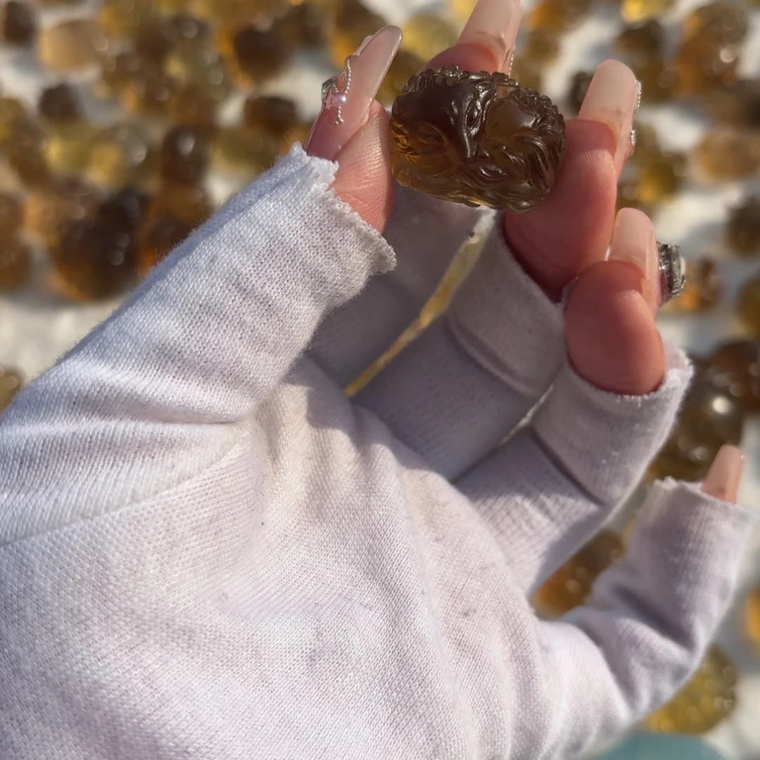 水晶水晶摆件未镶嵌文*