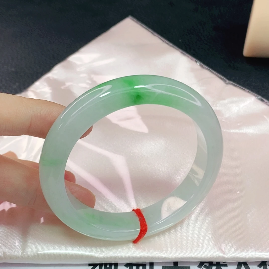 未镶嵌手镯翡翠52.3正圈