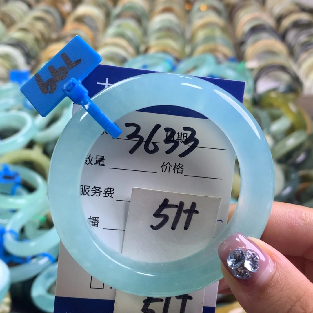 蛇纹石玉未镶嵌手镯3633