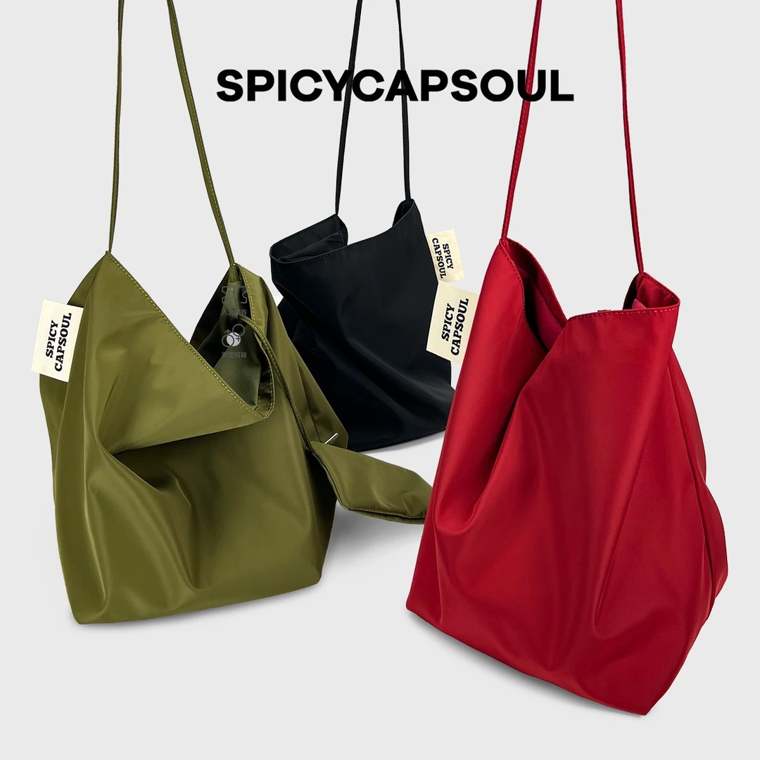 【邂逅】SpicyCapSoul明星同款原创定制面料极简慵懒row托特包