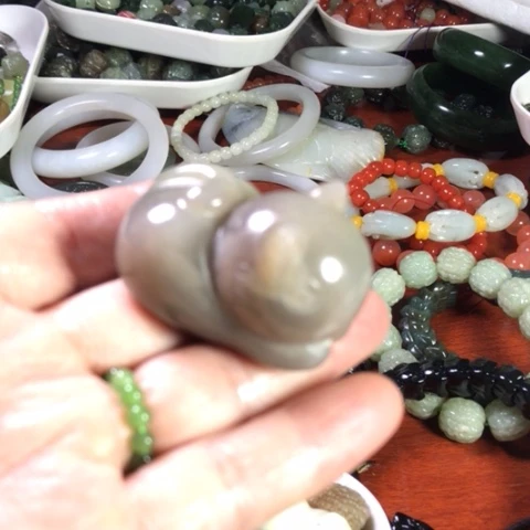 未镶嵌和田玉手机链