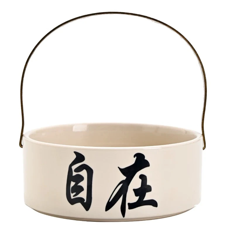 自在得闲手提提梁果盘F3K1