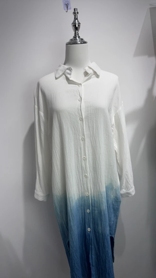 T7特价手工扎染连衣裙