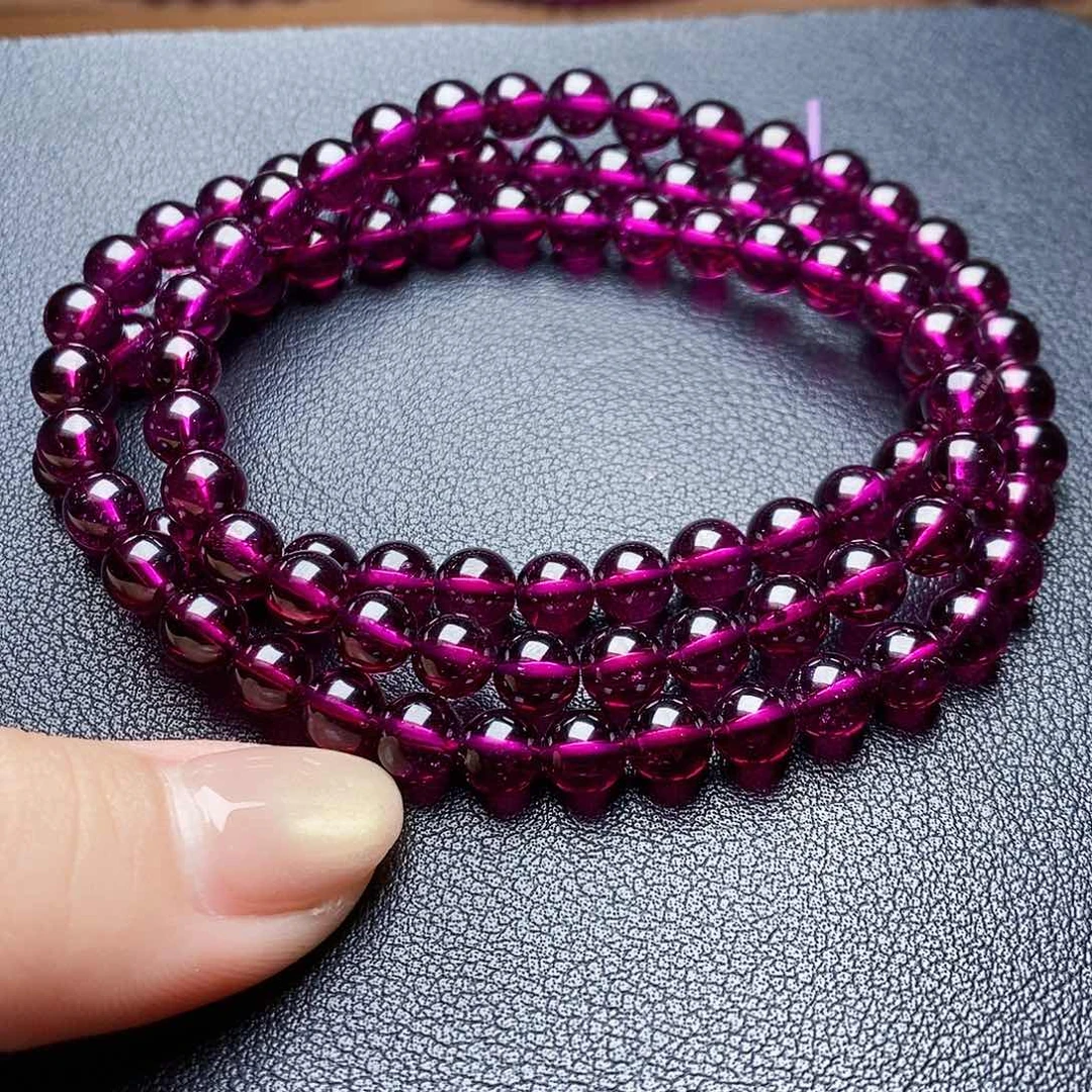 未镶嵌手链石榴石Z****86.6 冷紫