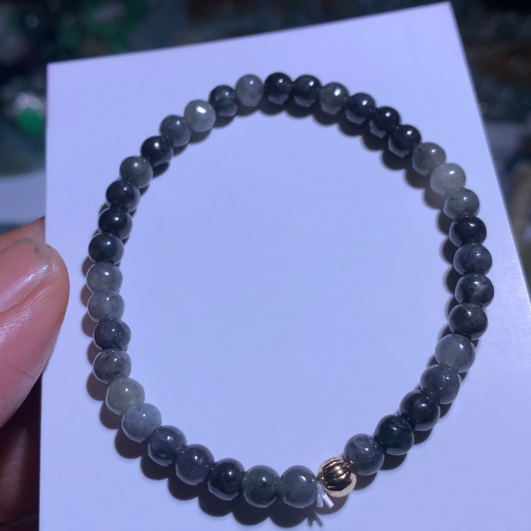 翡翠未镶嵌手链天然缅甸翡翠A货手链