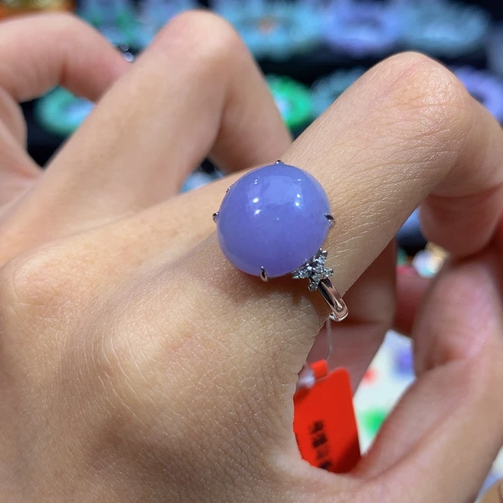 翡翠18K金镶嵌手链翡翠