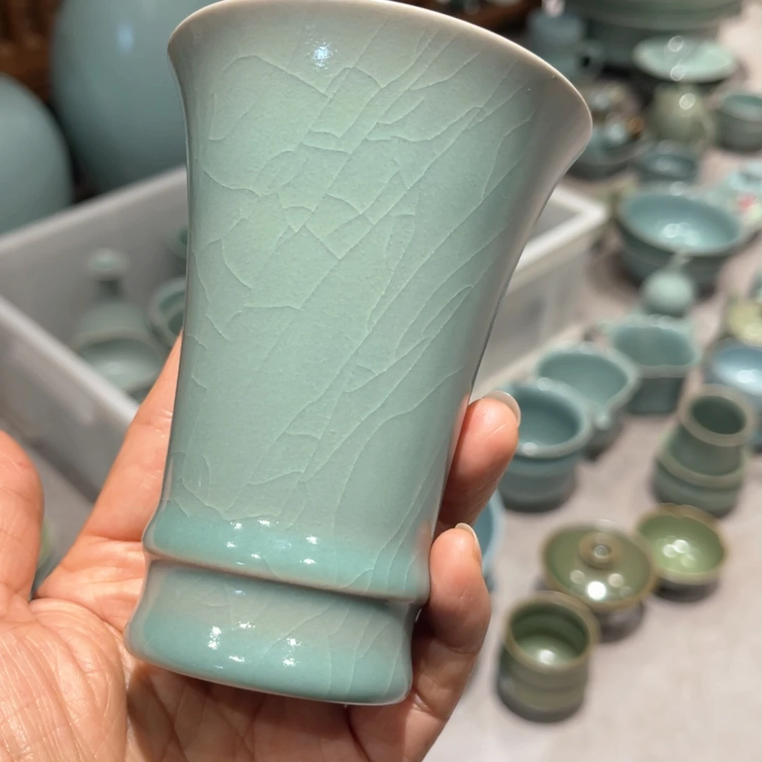 杯子陶仿古微瑕杯子哈哈哈