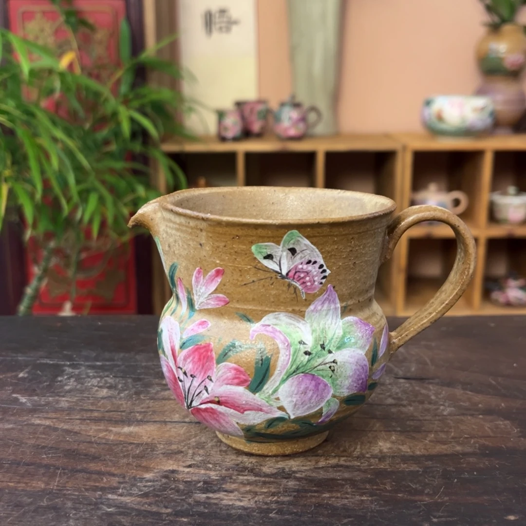 柴烧手工手绘陶瓷