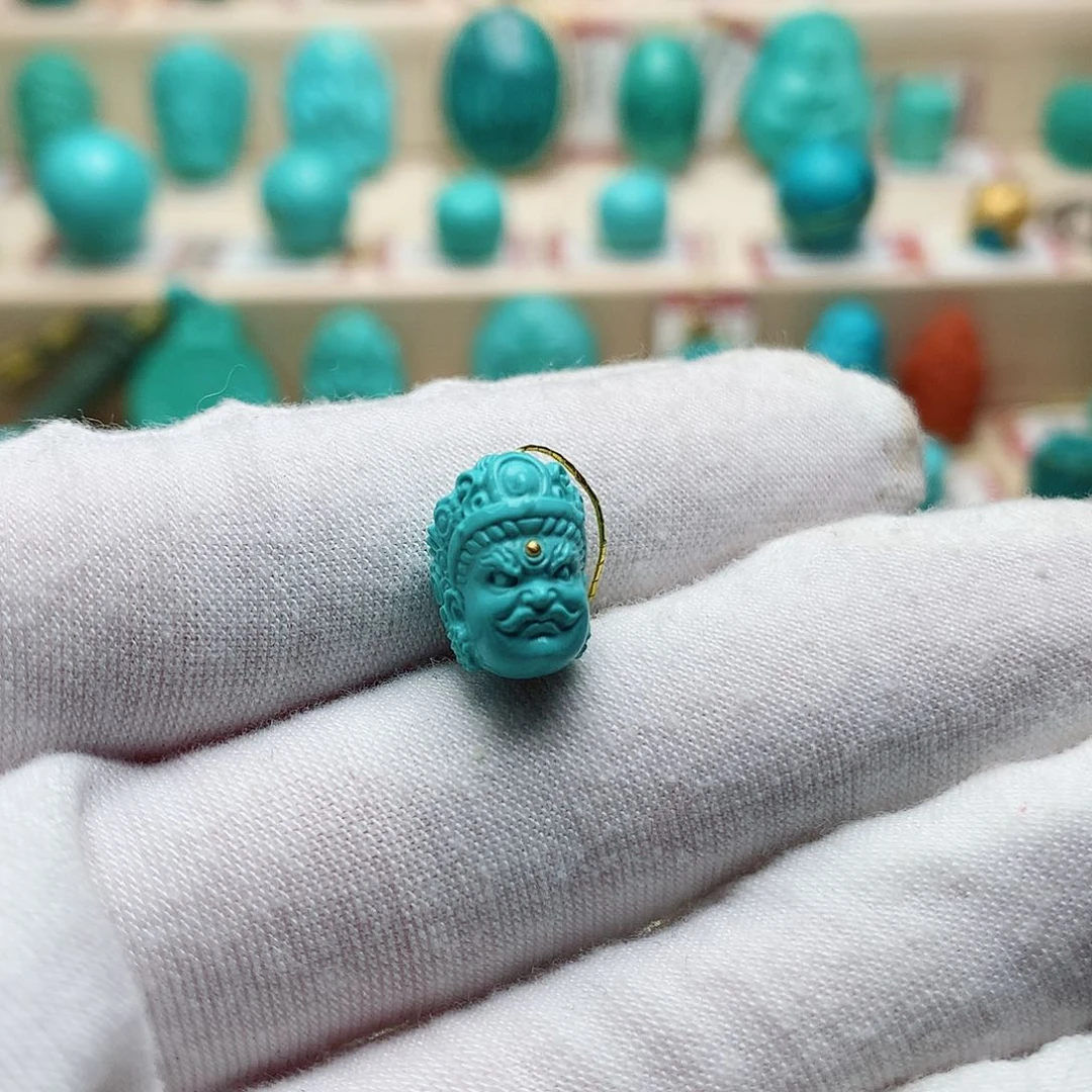 绿松石珠宝半成品未镶嵌晚****.