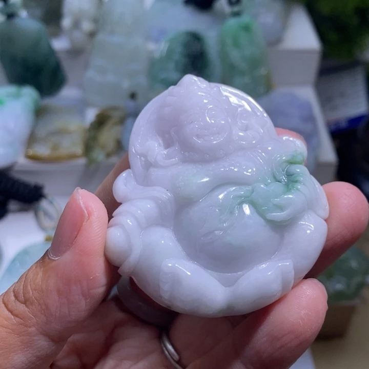 【闪购商品】颈饰未镶嵌翡翠黄财神
