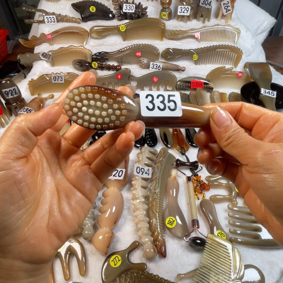 哈***8牛角梳福利款梳子